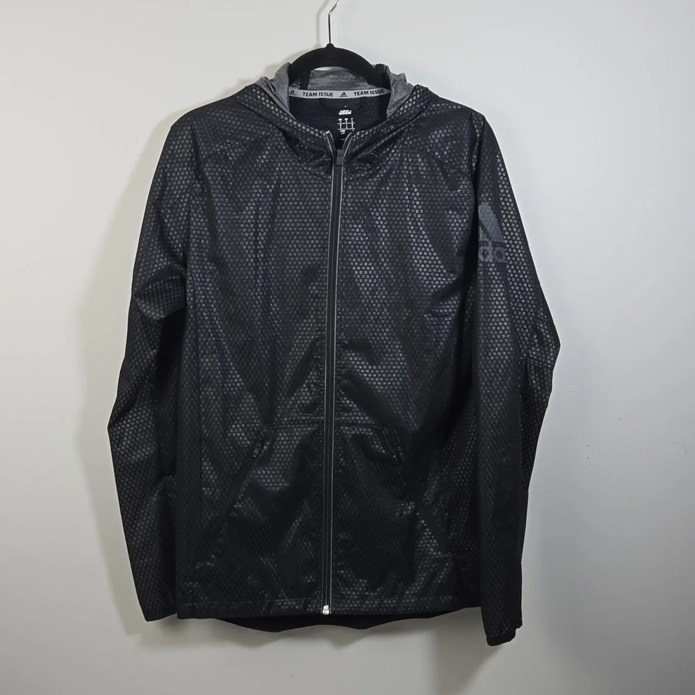 Adidas lightweight climastorm zipper hoodie